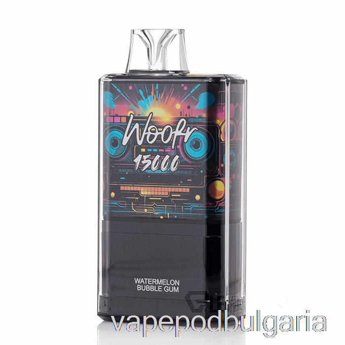 Vape Bulgaria Woofr 15000 еднократна дъвка за диня
